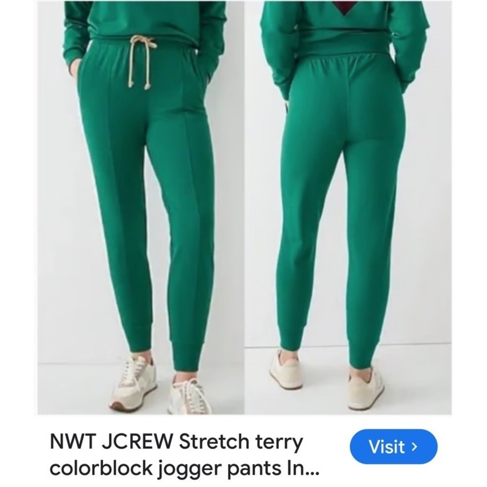 J. Crew Womens M Colorblock Jogger Preppy Tenniscore Ivy League Squid Game Retro - Picture 15 of 15